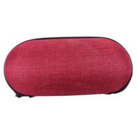 Ofar brillenkoker canvas 18 x 8 cm polyester rood - thumbnail