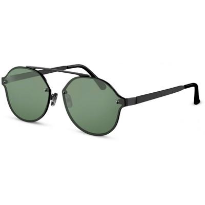 CWI zonnebril unisex wayfarer zwart/groen (CWI1906) CWI zonnebril unisex wayfarer zwart/groen (CWI1906)