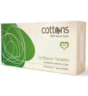 Cottons - 100% Katoen Tampons - 16 stuks | Formaat: Super Plus