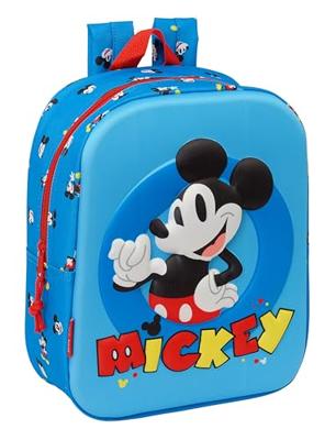 Schoolrugzak Mickey Mouse Clubhouse Blauw 22 x 27 x 10 cm 3D