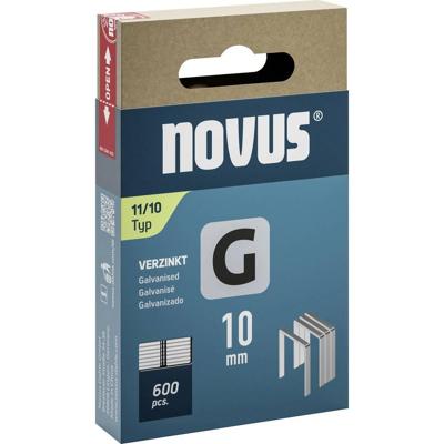 Novus Tools 042-0797 Nieten met plat draad Type 11 600 stuk(s) Afm. (l x b) 10 mm x 10.6 mm