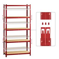 Monzana Metalen Opbergrek tot 875kg rood - thumbnail