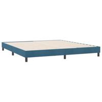 Boxspringbed zonder matras 180x220 cm fluweel donkerblauw - thumbnail