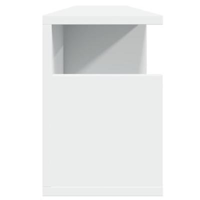 Wandkast 100x20x30 cm bewerkt hout wit Wandkast 100x20x30 cm bewerkt hout wit