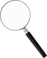 Westcott leesloep, diameter: 75 mm, vergroot tot 3 keer, zwart - thumbnail