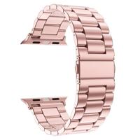 Stalen schakelband - Rosé pink - Geschikt voor Apple watch 44mm / 45mm / 46mm / 49mm - thumbnail
