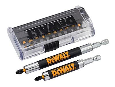 DeWalt Accessoires 14-delige Impact Torsion schroefbitset met schroefgeleider - DT70512T-QZ