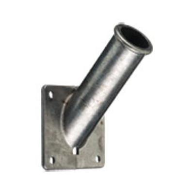 Vlaggenstokhouder Aluminium Grijs