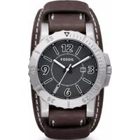 Horlogeband Fossil BQ1019 Onderliggend Leder Bruin 22mm - thumbnail