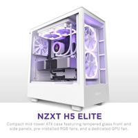NZXT H5 Elite - White - thumbnail