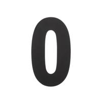 Intersteel Huisnummer 0 XLNumbra 30cm zwart - 0023.402110 - thumbnail