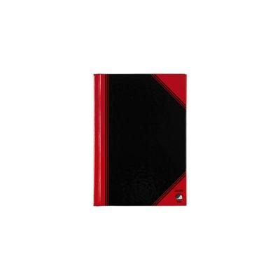 Notitieboek bantex zwart/rood a6 lijn 70gr 96vel | 6 stuks