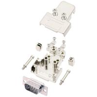 encitech TRI-M-09-DBP-W-K 6355-8038-01 D-sub male connectorset 180 ° Aantal polen: 9 Soldeerkelk 1 stuk(s) - thumbnail