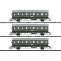 MiniTrix 18277 N set van 3 personenrijtuigen van de DR - thumbnail