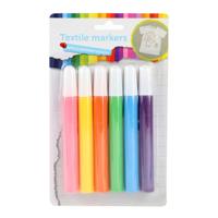 Toi-Toys Textielstiften 6 Stuks - thumbnail