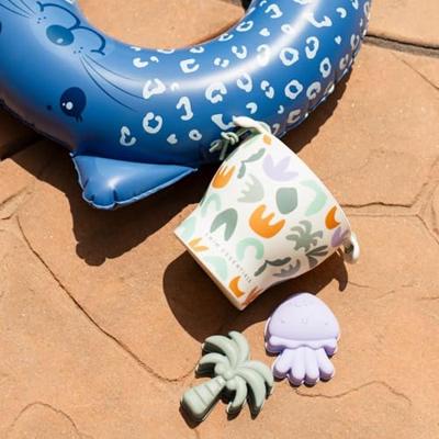 Swim Essentials Dierenzwemband Leopard Blauw 55 cm