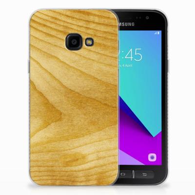Samsung Galaxy Xcover 4 | Xcover 4s | Bumper Hoesje | Licht Hout