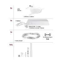 Paulmann DiscLED 94426 Kabelsysteem compleet LED Chroom (mat), Chroom - thumbnail