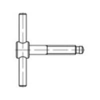 TOOLCRAFT 137843 Knevelschroeven M6 50 mm DIN 6304 Staal Gebruineerd 1 stuk(s) - thumbnail