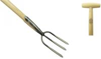 De Wit Tuinvork 3 tands essen steel 900mm dewit - thumbnail