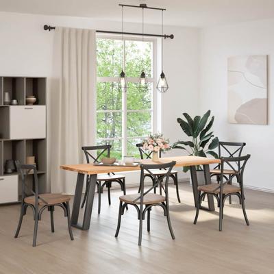 Salontafelpoten 2 st U-vormig 30x(30-31) cm staal antraciet