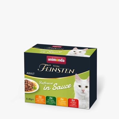 ANIMONDA Vom Feinsten Adult Raffinesse in sauce - nat kattenvoer - 8x85g