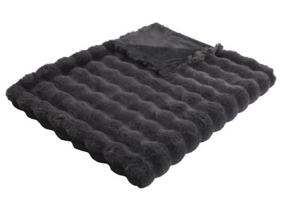 LIVARNO Plaid 130 x 170 cm (Antraciet)