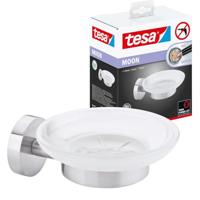 tesa MOON 40310-00000-00 Zeepschaaltje Zilver, Wit (gesatineerd) - thumbnail