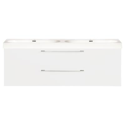 Badkamermeubelset Differnz Somero Met Keramiek Wastafel 120 cm Hoogglans Wit Differnz