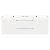Badkamermeubelset Differnz Somero Met Keramiek Wastafel 120 cm Hoogglans Wit Differnz - thumbnail