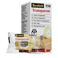 Plakband Scotch 550 19mmx33m transparant | 8 stuks - thumbnail