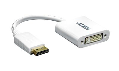 ATEN DisplayPort Kabel DisplayPort Male - DVI-D 24+1-Pins Male 0.15 m Wit ATEN DisplayPort Kabel DisplayPort Male - DVI-D 24+1-Pins Male 0.15 m Wit