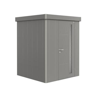 Biohort Neo 1A metalen tuinhuis enkele deur kwartsgrijs 1A 180x180 cm Biohort Neo 1A metalen tuinhuis enkele deur kwartsgrijs 1A 180x180 cm