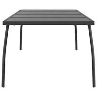 Tuintafel 200x100x72 cm staalgaas antracietkleurig - thumbnail