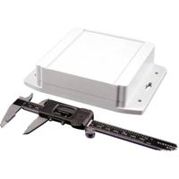 Hammond Electronics 1555NF17GY Universele behuizing 120 x 120 x 37.2 ABS Lichtgrijs 1 stuk(s) - thumbnail