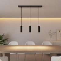 Pendel 3-Lichts hanglamp GU10 Zwart - thumbnail