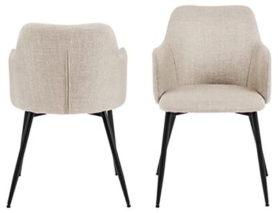 Bendt Eetkamerstoel 'Merete' Stof, kleur Beige