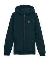 Lyle & Scott winter softshell jas jongens - donker navy blauw - capuchon - thumbnail