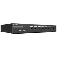 LINDY 8 Port DisplayPort 1.2 USB 2.0 KVM Switch KVM-switch 8 poorten DisplayPort 3840 x 2160 Pixel - thumbnail