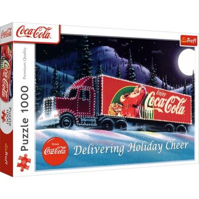 Intro Trefl puzzel 1000 stukjes - kerst truck coca-cola