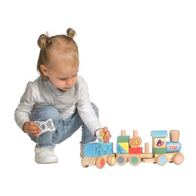 Woezel en Pip Houten Trein