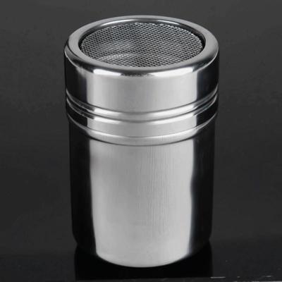 Roestvrijstaal 304 afstoffen poeder kruiderij tank Fine mesh vat cacaopoeder huishoudelijke keuken tools Roestvrijstaal 304 afstoffen poeder kruiderij tank Fine mesh vat cacaopoeder huishoudelijke keuken tools