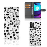 Telefoonhoesje met Naam Motorola Moto E20 | E30 | E40 Silver Punk - thumbnail