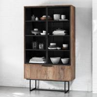 DTP Home Vitrinekast 'Odeon' Teakhout, 210 x 120cm - thumbnail