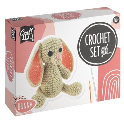 Craft ID Haakpakket konijntje - incl. naald en draad