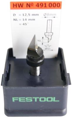 Festool Accessoires HW S8 D12,5/45° Gipsplaatfrees | 491000