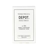 Depot 504 beard&moustache cleansing wipes 12st - thumbnail