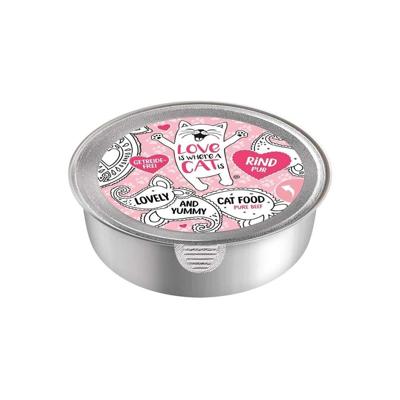 LOVE IS WHERE A CAT IS® Beef - nat kattenvoer - 85g