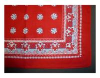 Boerenzakdoek rood 55x55cm pak a 12st - thumbnail