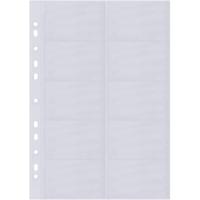 Sigel si-vz351 visitekaarthoes voor visitekaartmap a4 2 rijen - thumbnail